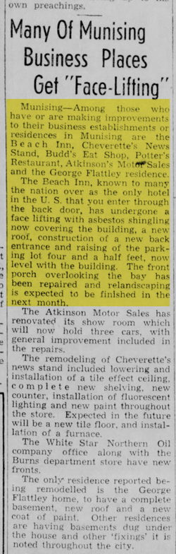 Beach Inn - 1946 Article On Remodeling